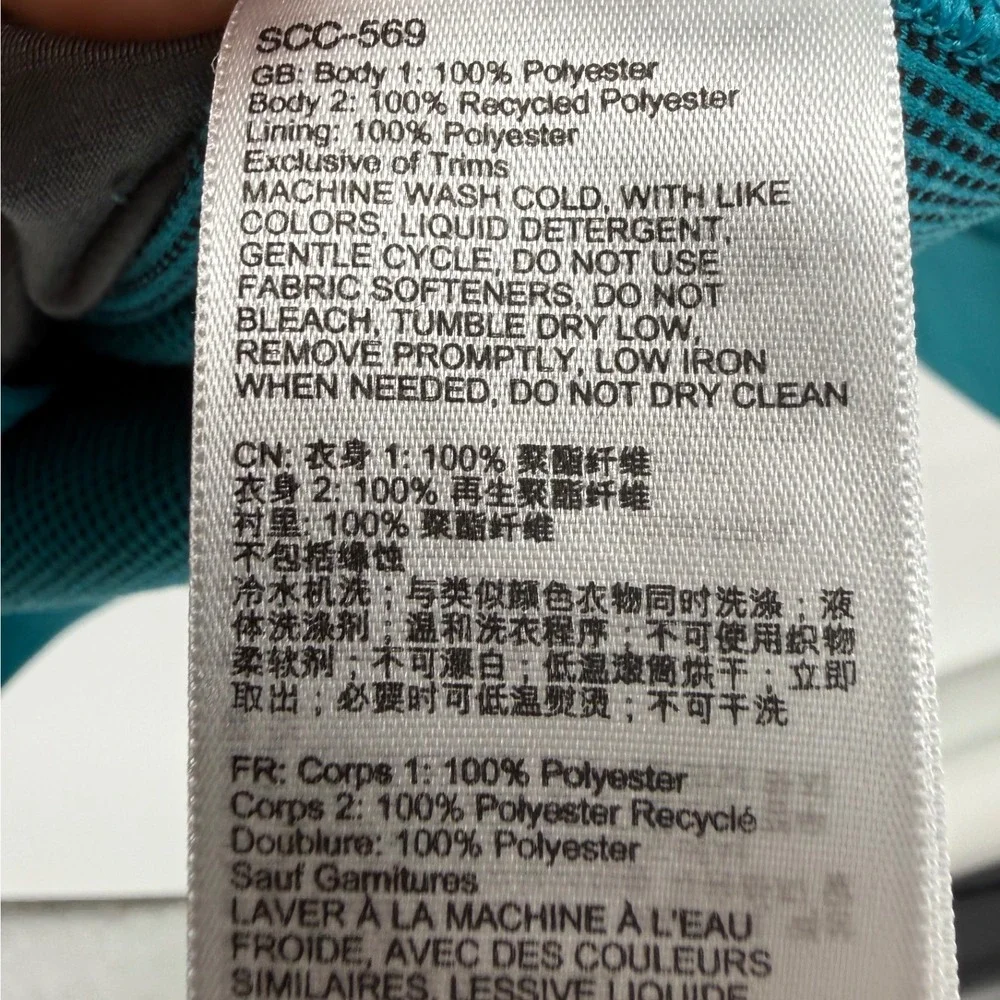 Marmot Mens Teal Blue Gray Hybrid‎ Full Zip Hooded Performance Jacket Small S/P